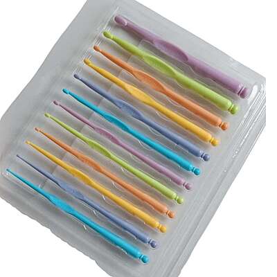 Plastic Crochet Hook Set