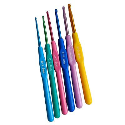Crochet Hooks With Handle 6 Pcs Crochet Hooks With Handle 6 Pcs