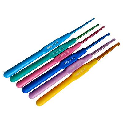 Crochet Hooks With Handle 6 Pcs Crochet Hooks With Handle 6 Pcs