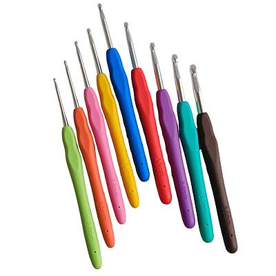 Crochet Hook Set with Soft Handle Crochet Hook Set with Soft Handle