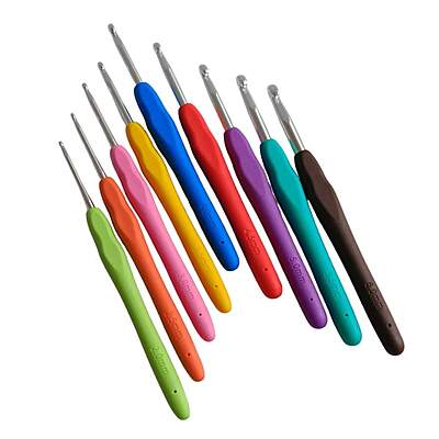 Crochet Hook Set with Soft Handle