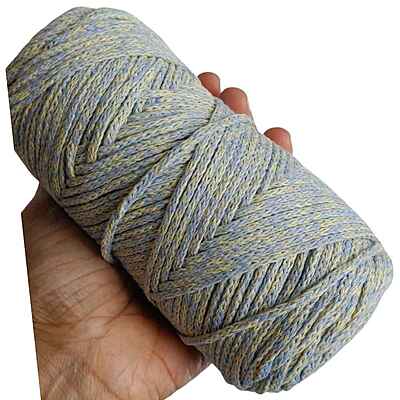 Bag thread 3mm Multi Blue 231