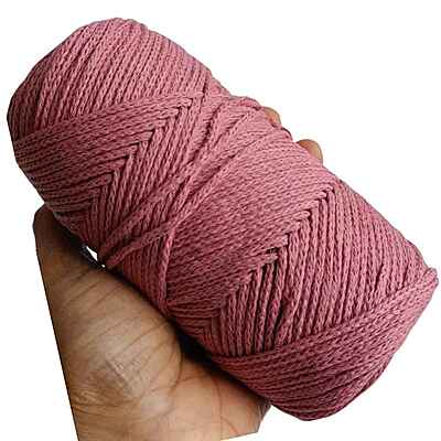 Bag thread 3mm Dusky Rose 214