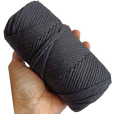 Bag thread 3mm Black 201