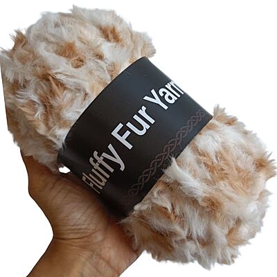 Fluffy Fur Yarn 74 Multi Mocha Swirl Fluffy Fur Yarn 74 Multi Mocha Swirl
