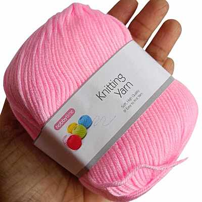 Hobbytime Knitting Yarn 105 Pink