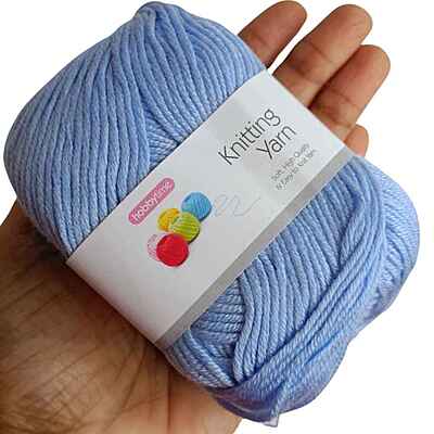 Hobbytime Knitting Yarn 107 Blue