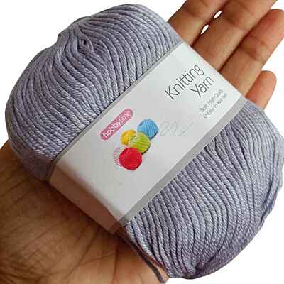 Hobbytime Knitting Yarn 108 Grey