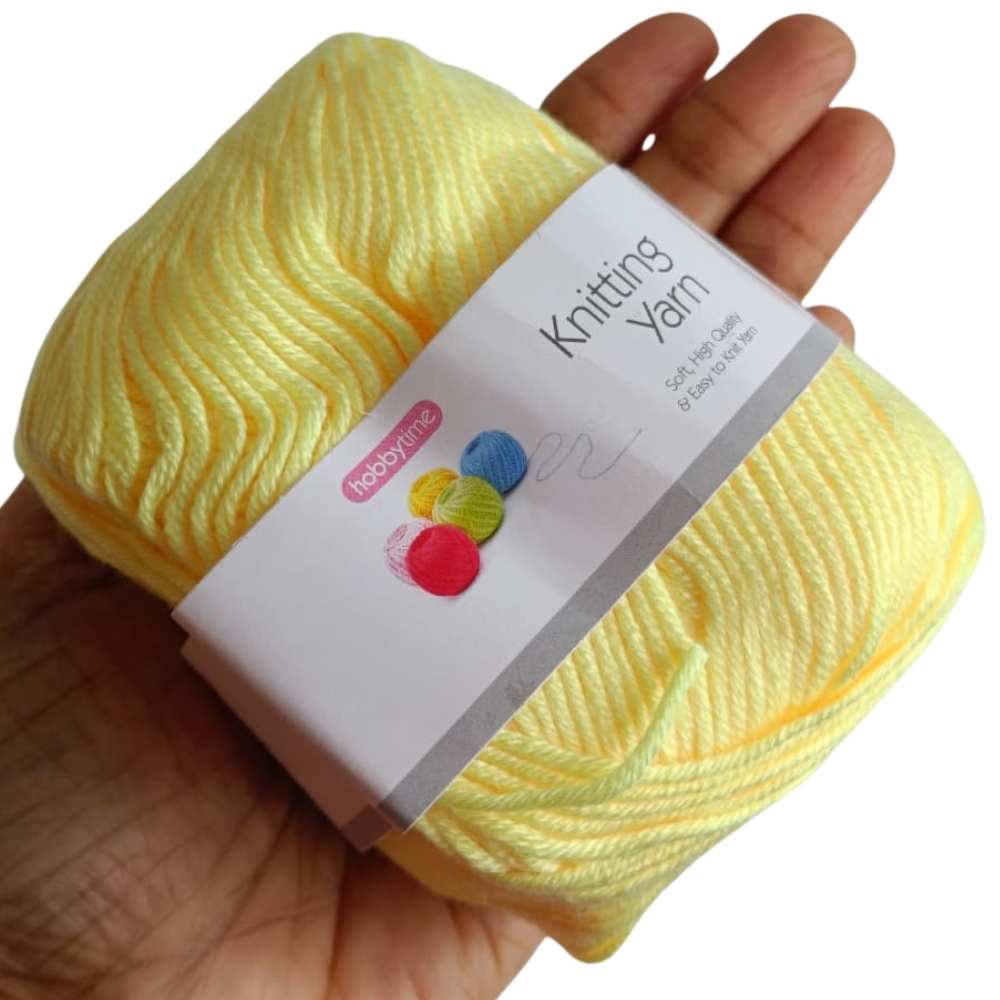 Hobbytime Knitting Yarn 110 Yellow
