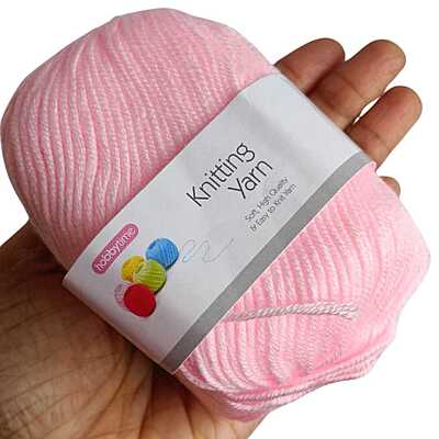 Hobbytime Knitting Yarn 111 Lite Pink