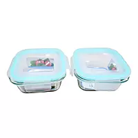 Glass Food Storage Container with Airtight lock