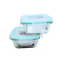 Glass Food Storage Container with Airtight lock