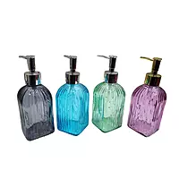 Glass Liquid Soap Dispenser Bottle