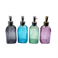 Glass Liquid Soap Dispenser Bottle