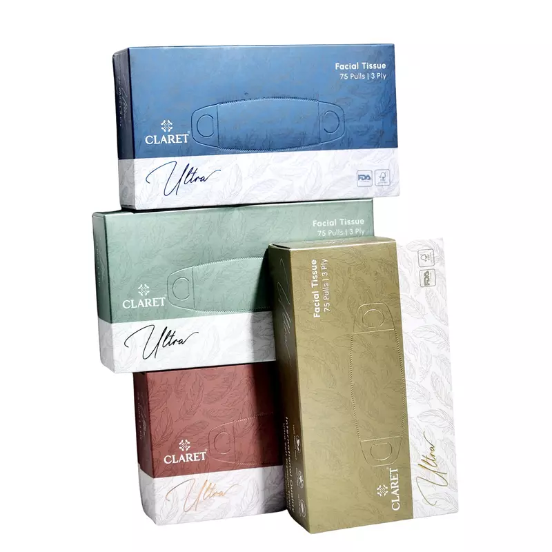 Claret Ultra Facial Tissue