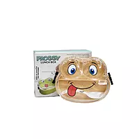 Frog Shape BPA Free Lunch Tiffin Box with 2 Compartments for Kids