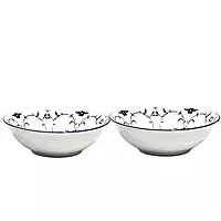 Blue and White Ceramic Serving Bowl