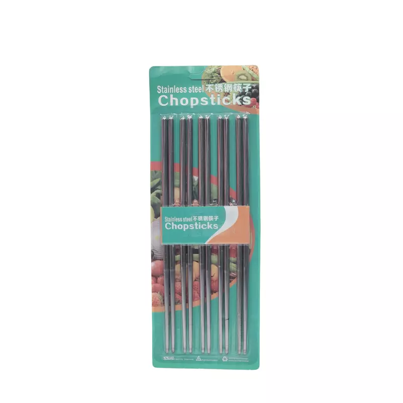 Set of 5 Metal Chopstick