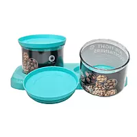 Royal 2 Pcs Airtight Jar with Tray