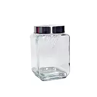 Square Glass Storage Jar 800ml