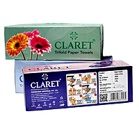 Claret Trifold Paper Towel
