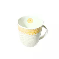 V.Kay Golden Weave Ceramic Mug
