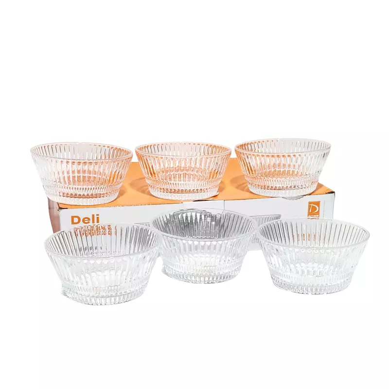 Set of Glass Dessert Bowls