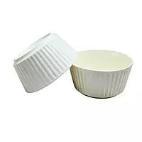 Ceramic Ribbed Bowl Set of 2