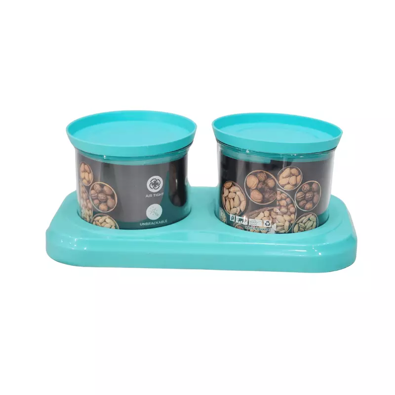 Royal 2 Pcs Airtight Jar with Tray