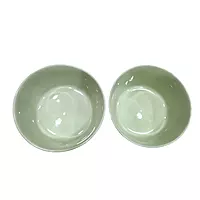 Ceramic Ribbed Bowl Set of 2