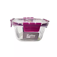 Airtight Plastic Square Food Storage Containers with Lids Leak proof, Freezer safe 1000ml