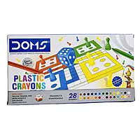 Doms Plastic Crayons 28 shades