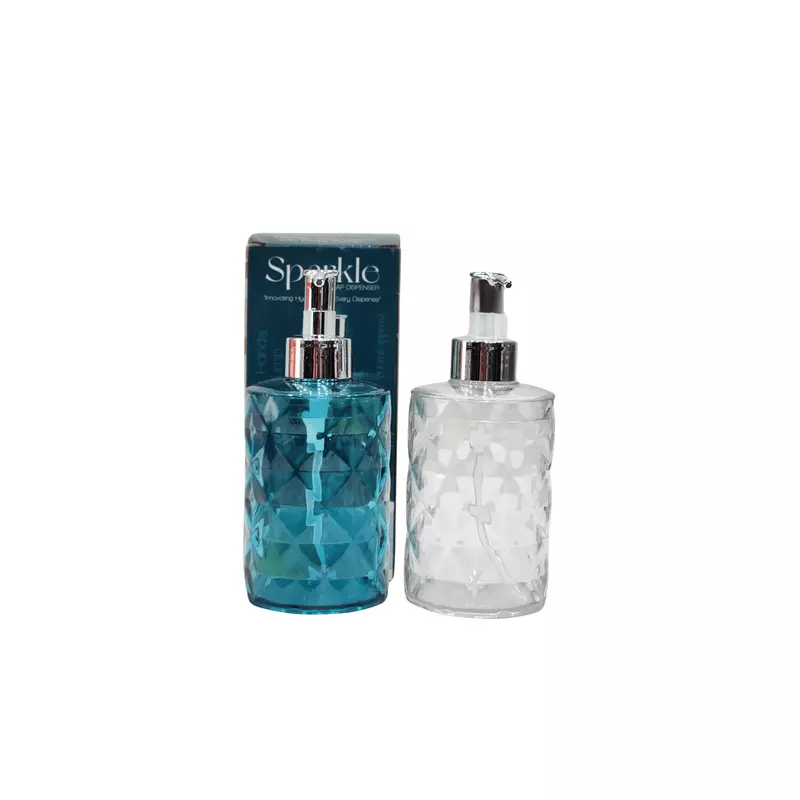 Sparkle Transparent Textured Soap Dispenser