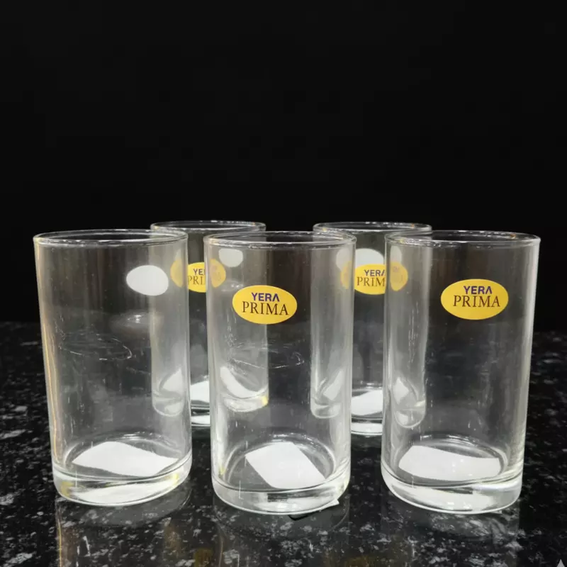 Yera Prima Austin Long Aqua Glass Tumbler Set of 6pc