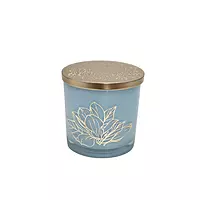 Yera Florida Jars, Metallic Lid Golden Foil Printed Storage Jar 800ml