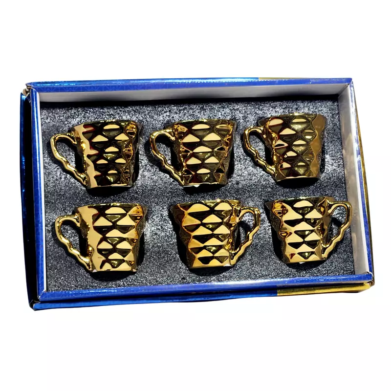 Liva Singhania Royal Collection and 6 PCS Exclusive Mugs Cup Set