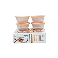 Yera Glass Micro Polo 230ml Bowls Set of 4