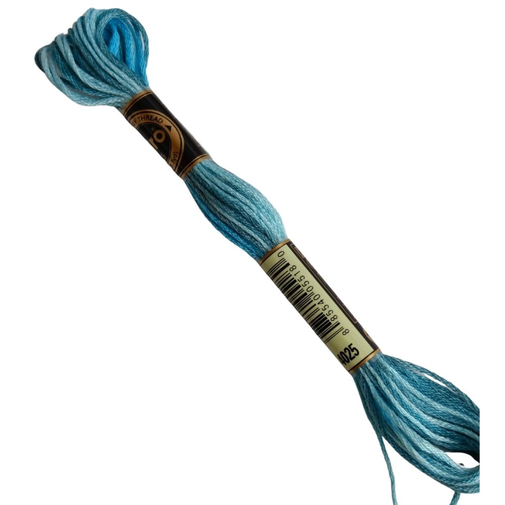 Airo Embroidery Thread Multi 4025 Caribbean Bay