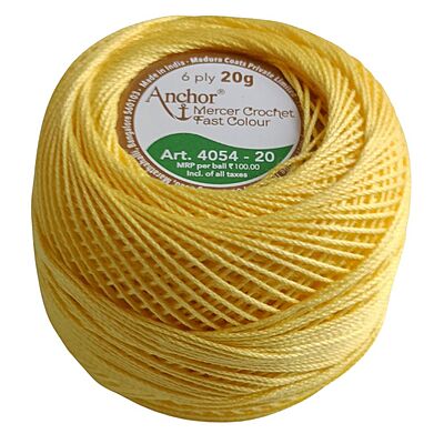 Buy Online Anchor mercer crochet thread | doilies| table runners| home ...