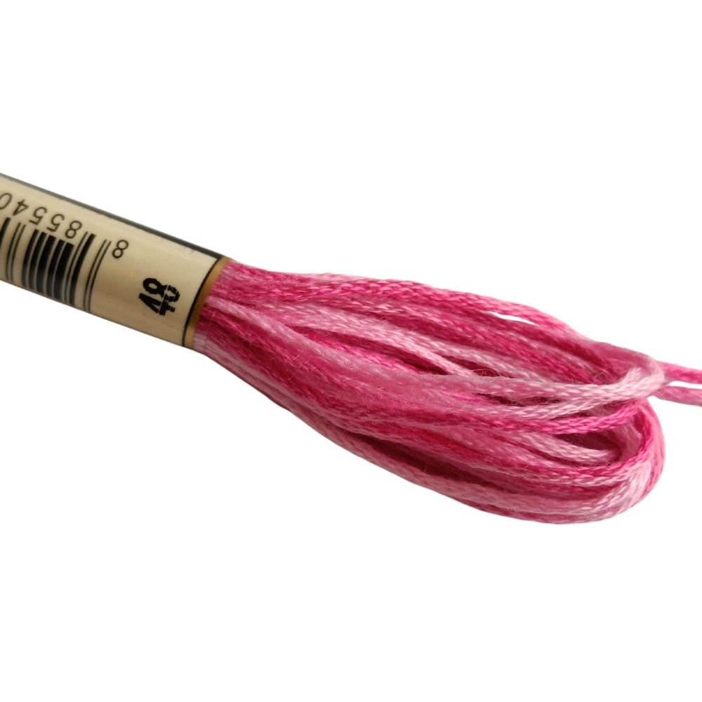 Airo Embroidery Thread Multi 48 Variegated Baby Pink