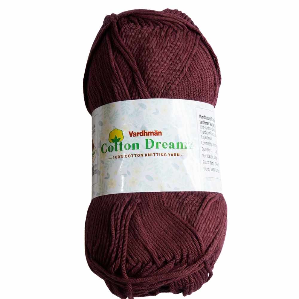 Buy Online Vardhman Cotton Dreamz | Cotton Yarn | Knitting | Crocheting ...
