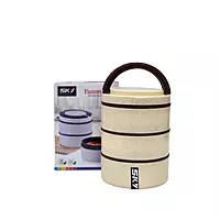 Insulated Stainless Steel 3-Tier Lunch Box