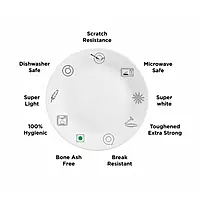 LAOPALA Pack of 27 Opalware Diva Classique Aster Blue 100% Hygienic & Dishwasher safe Dinner Set