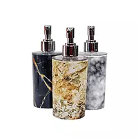 Marble Print Plastic Soap Dispenser