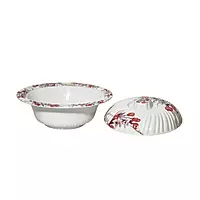 Melamine Unbreakable Microwave Safe Serving Bowl with Lid