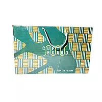 Gold Print Mug for Tea/Coffee Green Tea Espresso Hot Beverage Cup Set of 6 220 ML