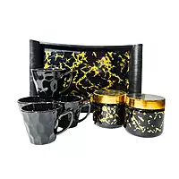 LiVA "Black Berry" Royal Collection Dinnerware Set