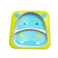 Kids Cartoon Animal Divided Plate
