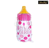 Baby Shower Pink Foil Balloon Set – 6 Pcs It’s a Girl Decoration