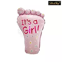 Baby Shower Pink Foil Balloon Set – 6 Pcs It’s a Girl Decoration